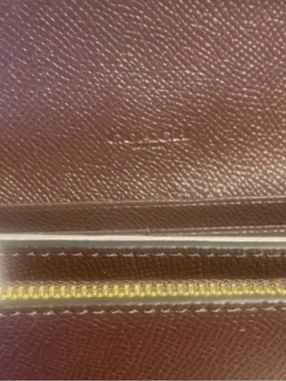 Coach Heart GlitterSlim Wallet Raspberry - Picture 4 of 6